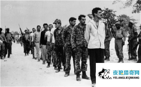猪湾事件中被俘虏的古巴人