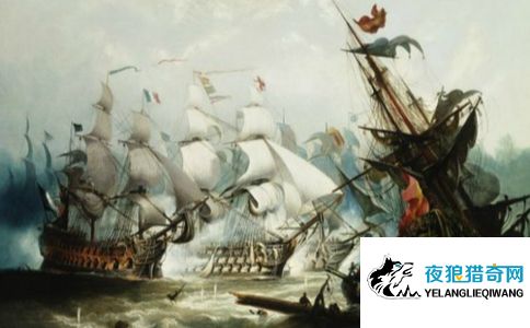关于特拉法尔加海战的油画