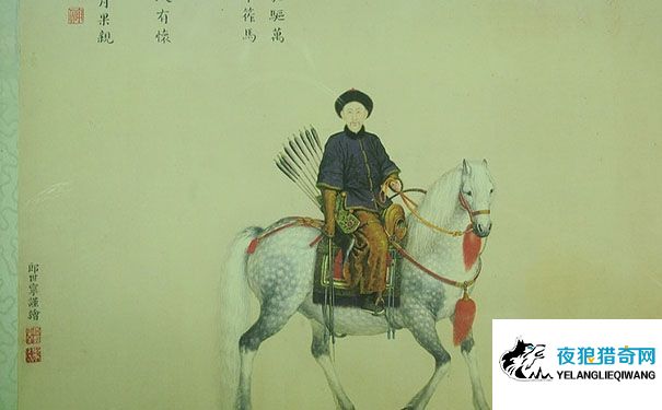 郎世宁所绘的王爷狩猎图