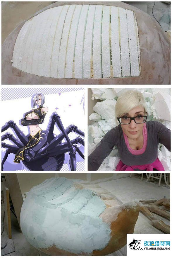 《真实版拉克大姊》国外coser爆乳性感诠释蜘蛛魔物娘 - 图片4