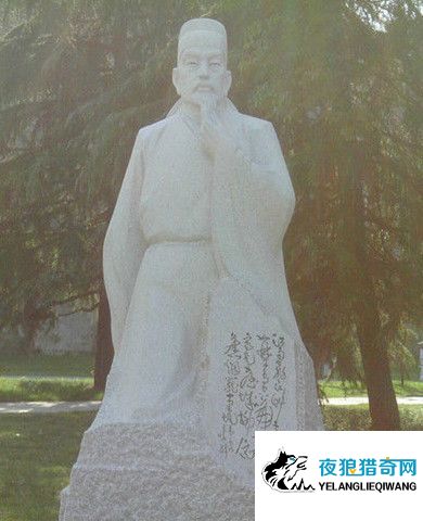 诗人韦庄雕像
